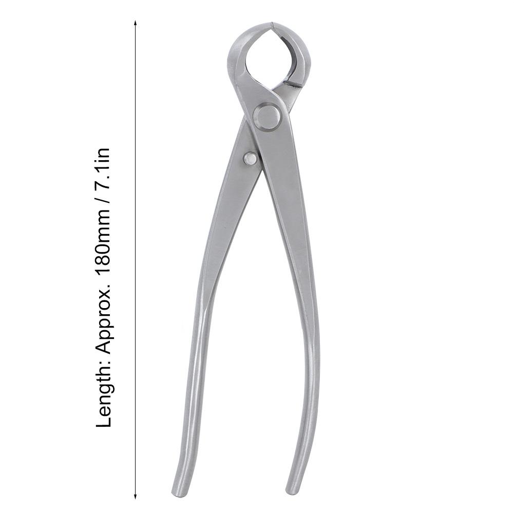180mm Stainless Steel Knob Cutter  Shear Scissors Landscape Modeling Garden Bonsai Tools Concave Knob Cutter Garden Scissors