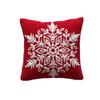 Red Throw Pillowcover INS Style Cushion Cover Soft Christmas Plush Pillowcase  Sofa/Bed