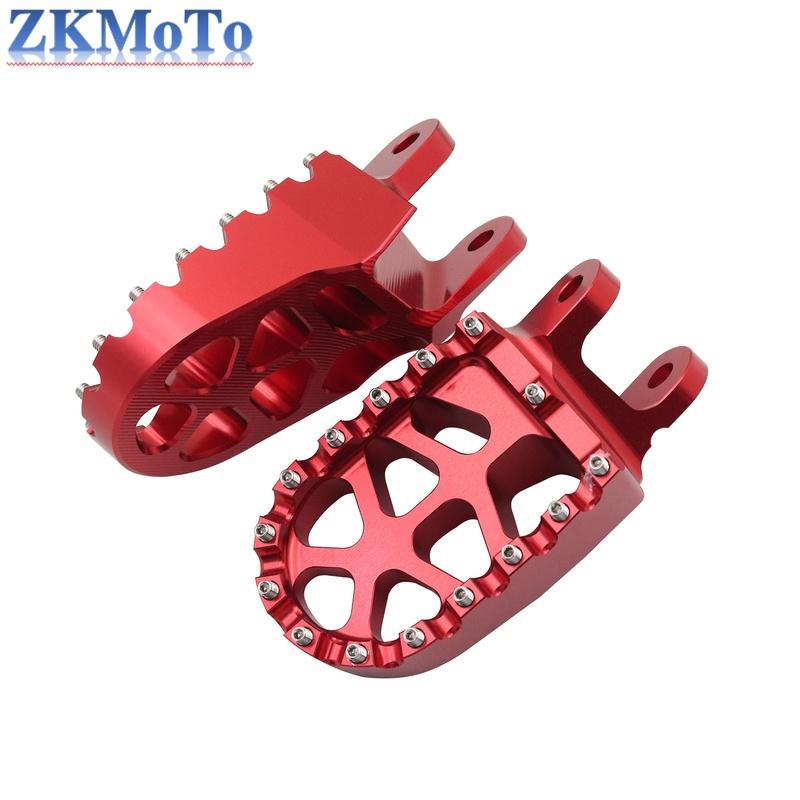 Motorcycle CNC Footrest Footpeg Foot Pegs Pedal For KAWASAKI KLX250R KLX250 KLX250S KLX250SF KLX300R KLX650 KLX650R KLR650 Parts