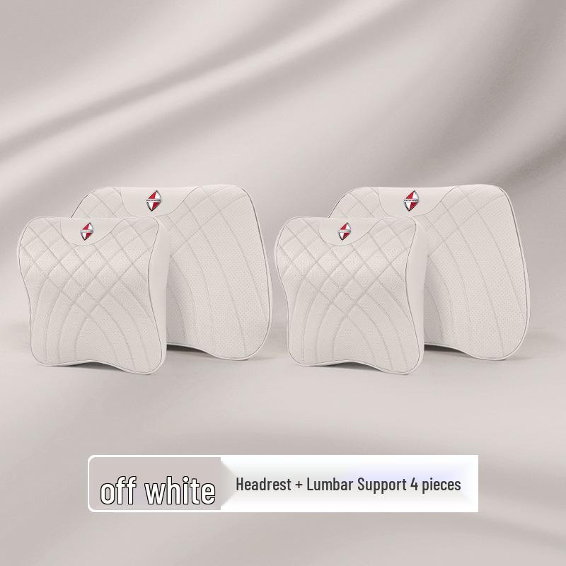 Compatible Neck and Lumbar Support Cushion for Borgward BX7/BX5/BX3/BX6/BXi7/BXi5 Car Seats