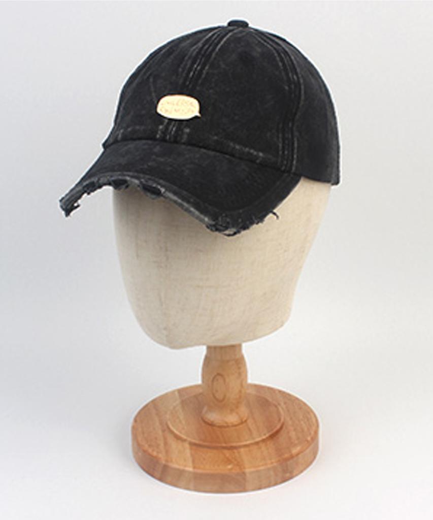 Yunibeosyeolkemiseuteuli Vintage Washing Bubble Black Ballcap