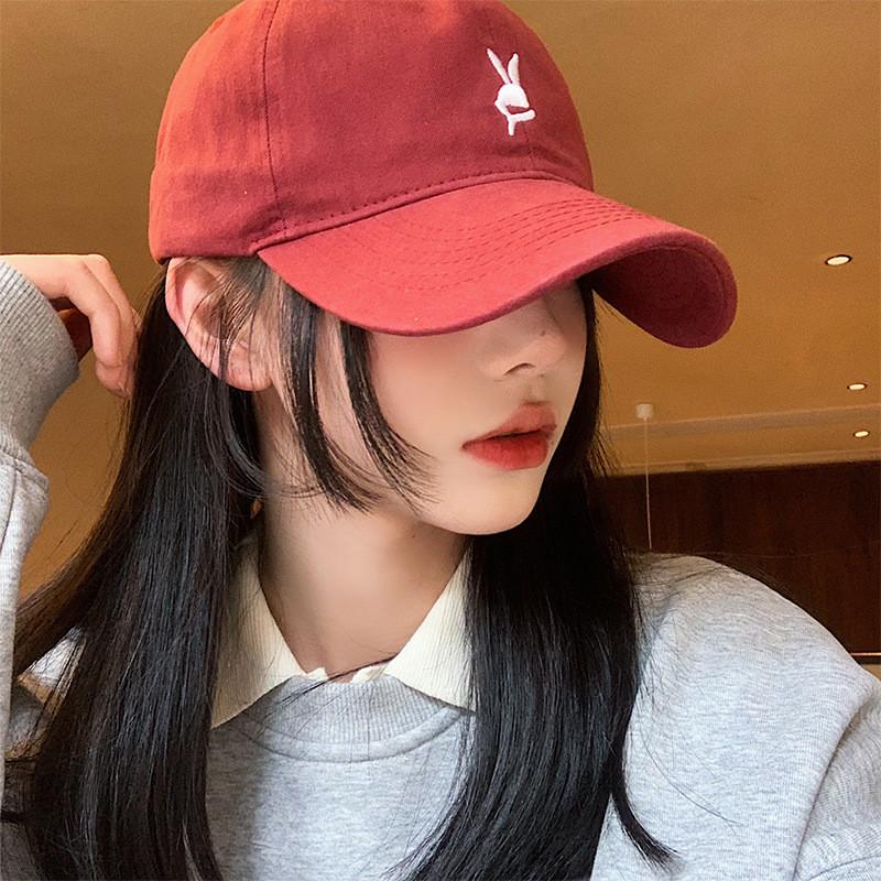 

Top Soft Trendy Baseball Cap With Wide Brim For A Slim Face Perfect Summer For красный