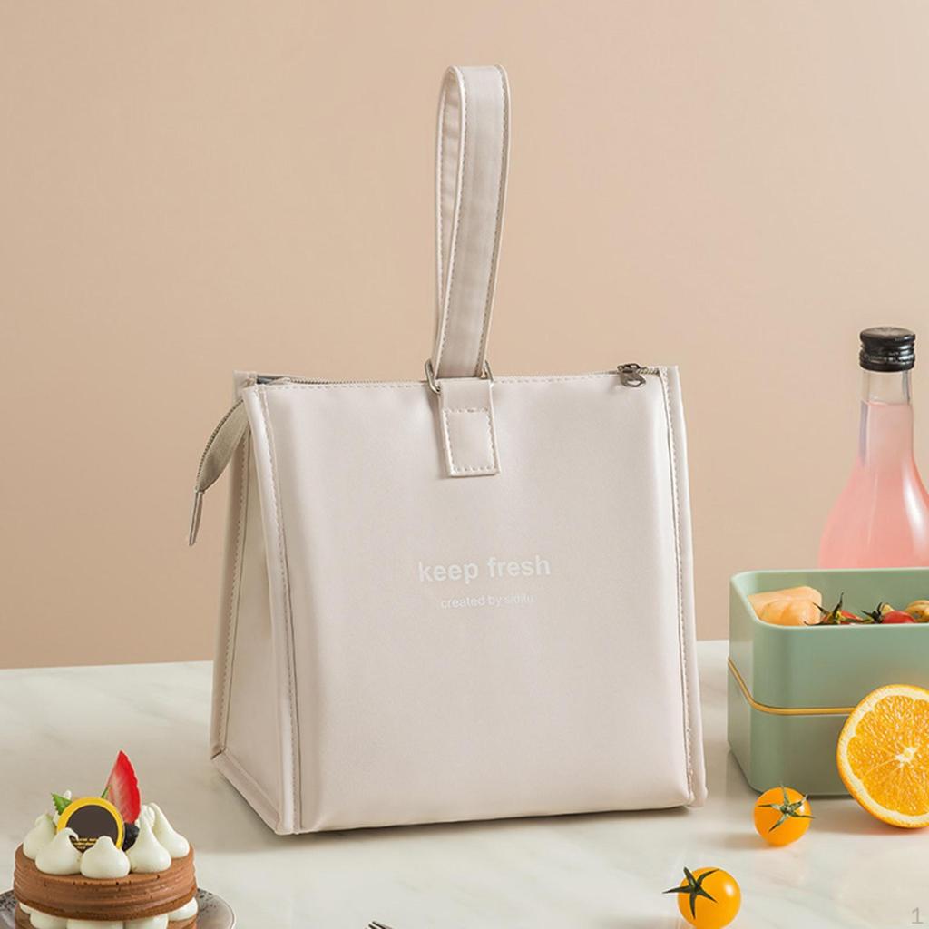 Insulated Cooler Bag, Bento Thermal Bag for Travel, Camping, Picnic
