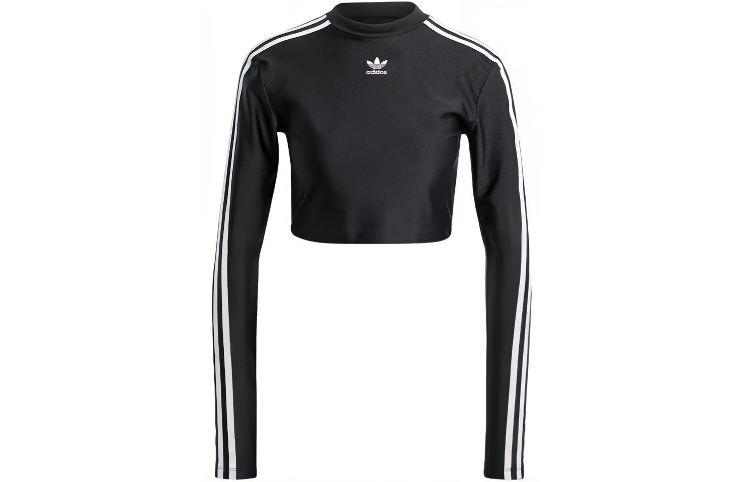 Adidas Originals 3 Stripes Cropped T shirt IU2428 L