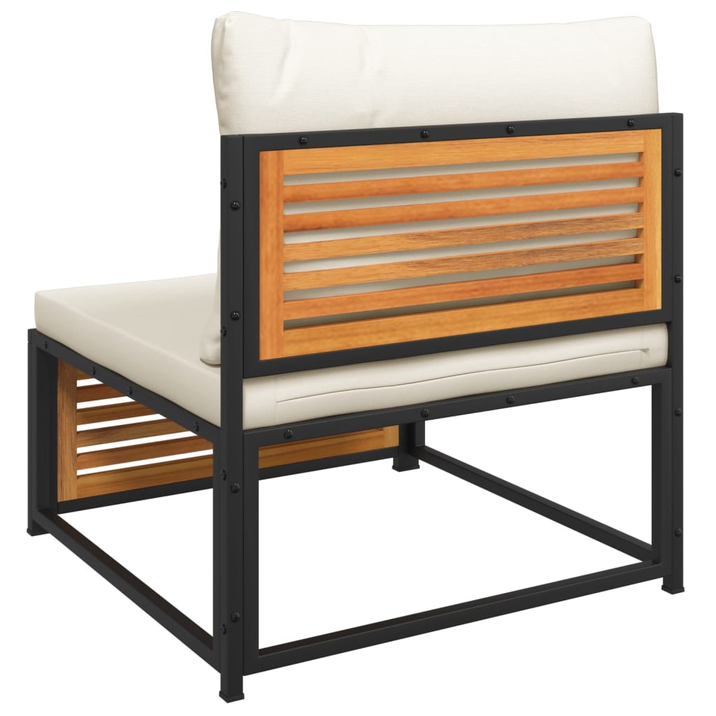 10 piece garden sofa set with cushions solid acacia wood