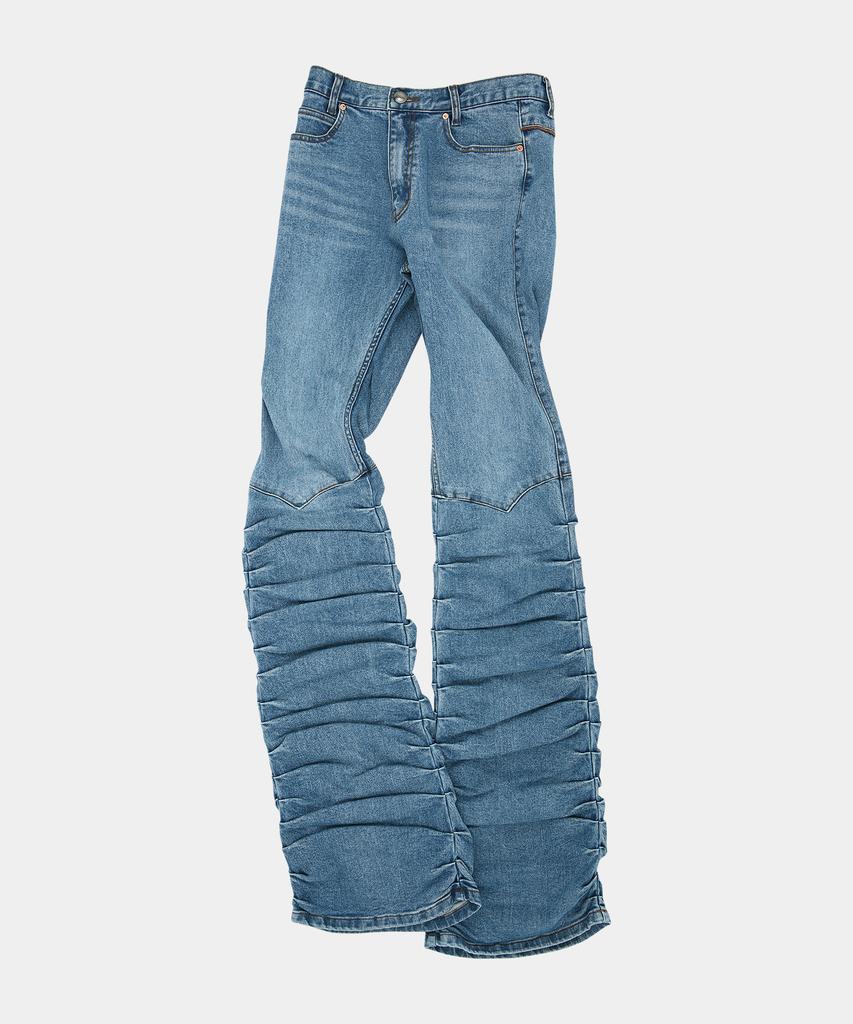 ADSB ANDERSSON BELL New Martina Western Boots Wrinkle Jeans Apa667W(Washed Blue)
