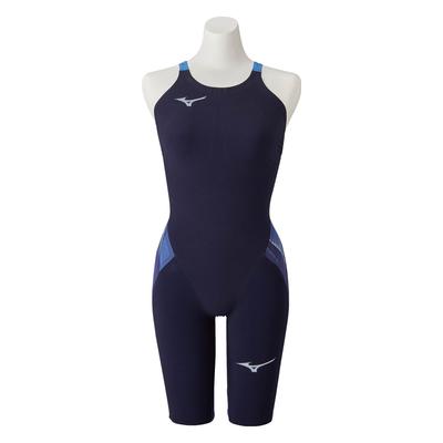 Costum de baie competitiv pentru fete GXSONIC V MR Costum jumătate [Aprobat FINA] N2MG0202 20 Albastru Aurora 130