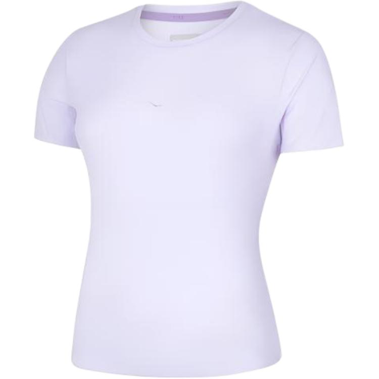 HOKA ONE ONE T Shirts Women s Starlight Purple Crew Neck 1171811-SRLG L