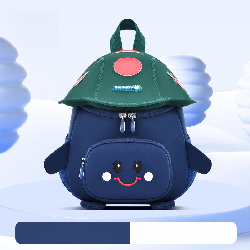 New Kindergarten Backpack for Boys Cute Mushroom Bag Diving Material Children's Backpack for Girls Mini Small Backpack