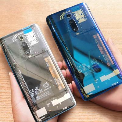 Transparent Clear Battery  For Xiaomi Mi 9T Pro Back  Glass Panel For Redmi K20 Pro Rear  