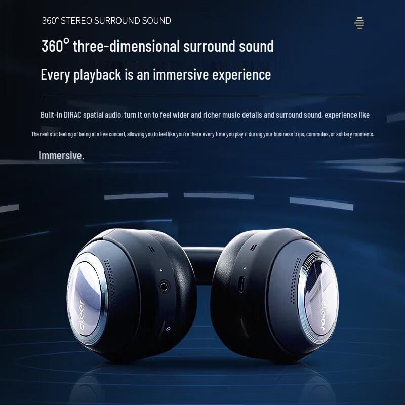 Cleer ALPHA Smart Noise-Cancelling Bluetooth Headphones