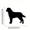Plaque En Métal Labrador Retriever – Élégante Décoration Murale, Silhouette De Chien Et Décor Métallique Pour Mur