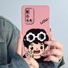 Soft Casing For Vivo V19 1933 Case Cute Astronaut Cartoon Pattern Liquid Silicone Shockproof Ultra-thin Protective Phone Case
