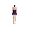 Anta Little Waist Series Logo Print Round Neck Sleeveless Swim Dress Women swimwear Light-Blue Light-Sea-Blue 1823531421-3