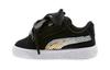 Suede Heart Trailblazer Sqn Low Top Kids' Skateboarding Shoes Black Children Aged 3 7 Years Old 368954-02