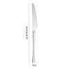 Stainless Steel Long Handle Spoon Dinnerware Set Western Steak Cutlery Ice Pattern Spoon Fork Tree Bark Pattern Small Waist