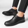 Leather Men's Dress Shoes Business Wedding Loafers and Slip-ons Casual Shoes Man Moccasins Lace Up Flats Mens Driving Shoes