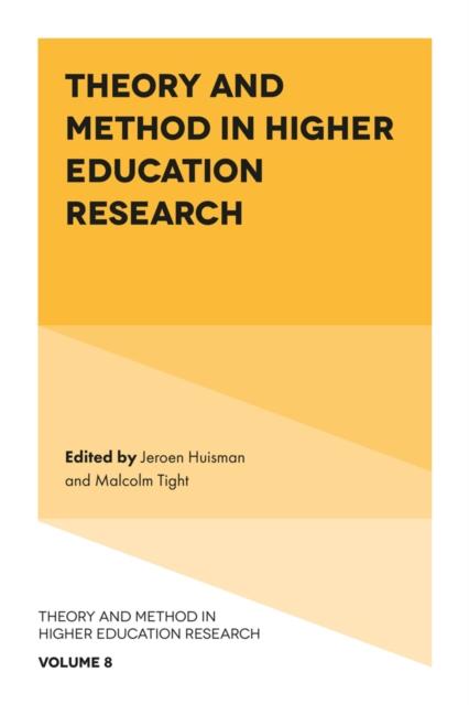 Kniha Theory and Method In Higher Education Research