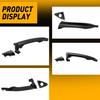 Black Chrome Exterior Outer Door Handle Assembly For Hyundai Elantra 2011-2016