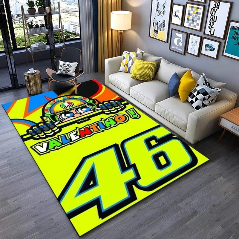 VIKAMA Doctor Cartoon Racing Carpet Yellow Flannel Anti Slip Mat, Bedroom and Children's Room Decorative Floor Mat