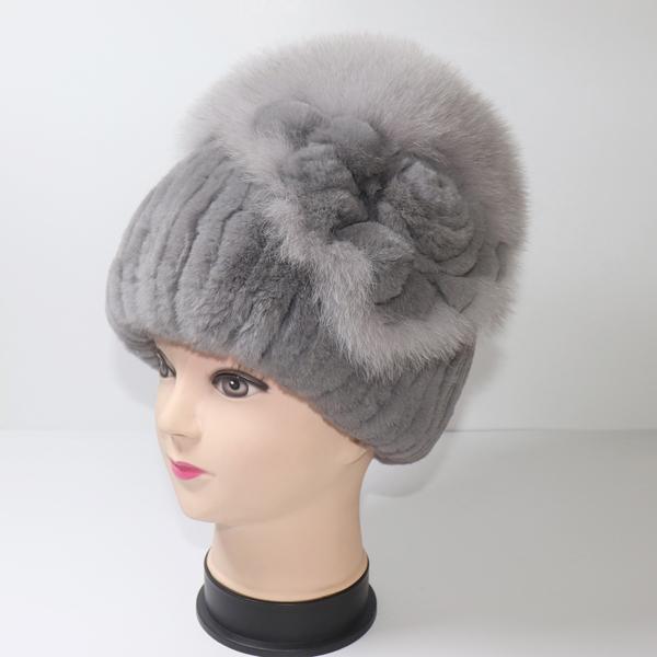 Iarnă femei 100% naturală șapcă din blană de iepure Rex, doamnă, caldă, autentică, șapci de blană de iepure Rex, bune, elastice, pălării din blană reală, căciuli calde