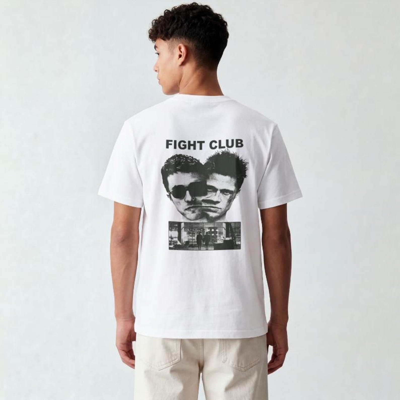 Fight Club Tyler Durden T-Shirt | Movie Tribute Tee 2XL