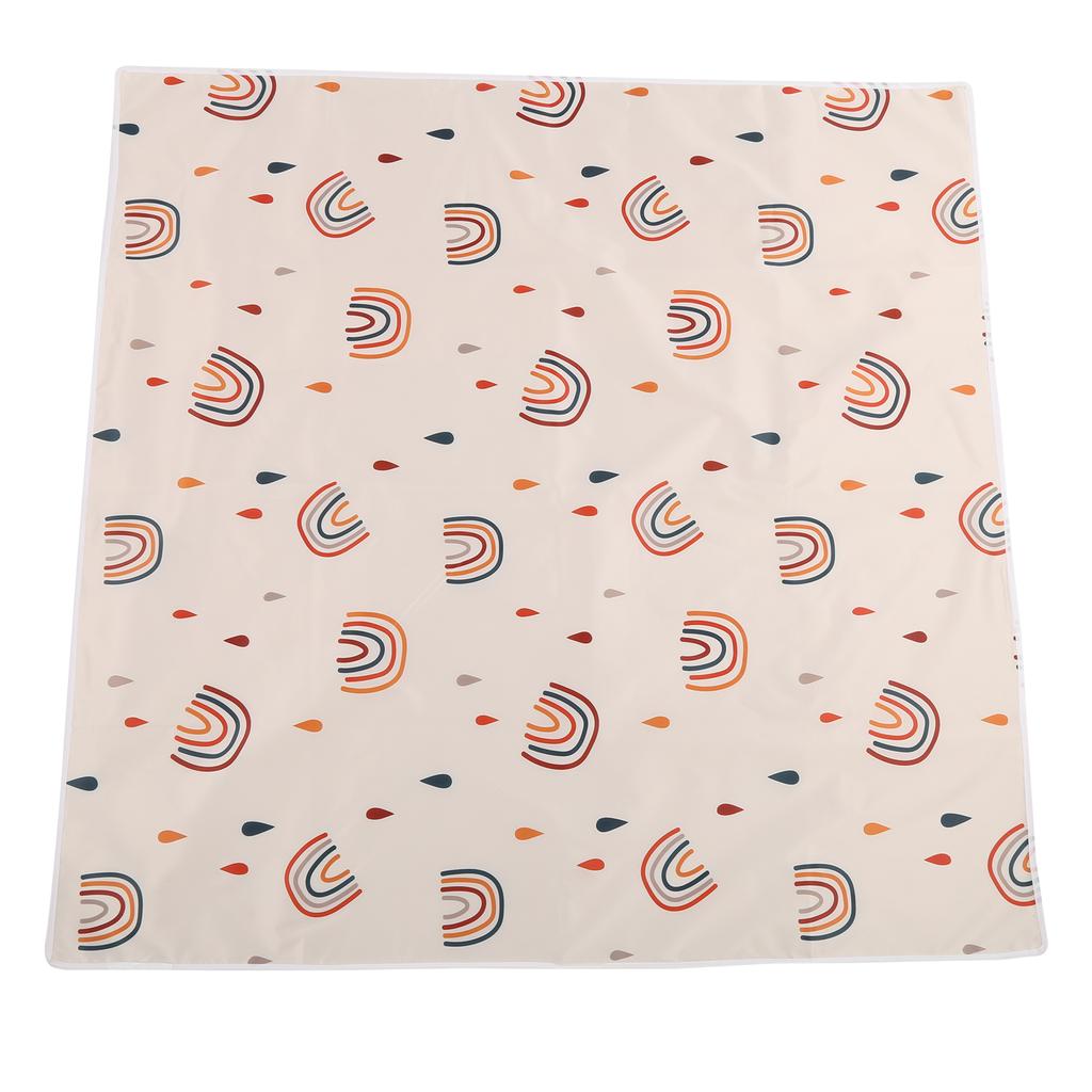 Baby Dining Chair Mat Waterproof Under High Chair Floor Protector AntiSlip Play Mat(110 X 110CM