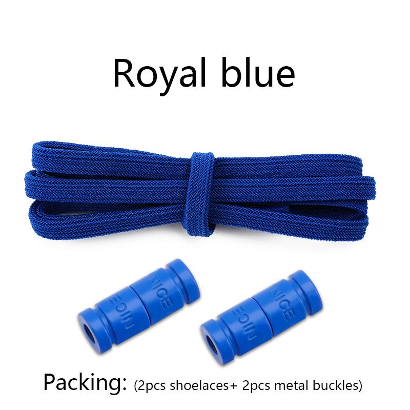 No Tie Shoe laces Elastic Laces Sneakers Colorful Capsule Lock Shoelaces Without ties Kids Adult 0.6cm Flat Shoelace for Shoes