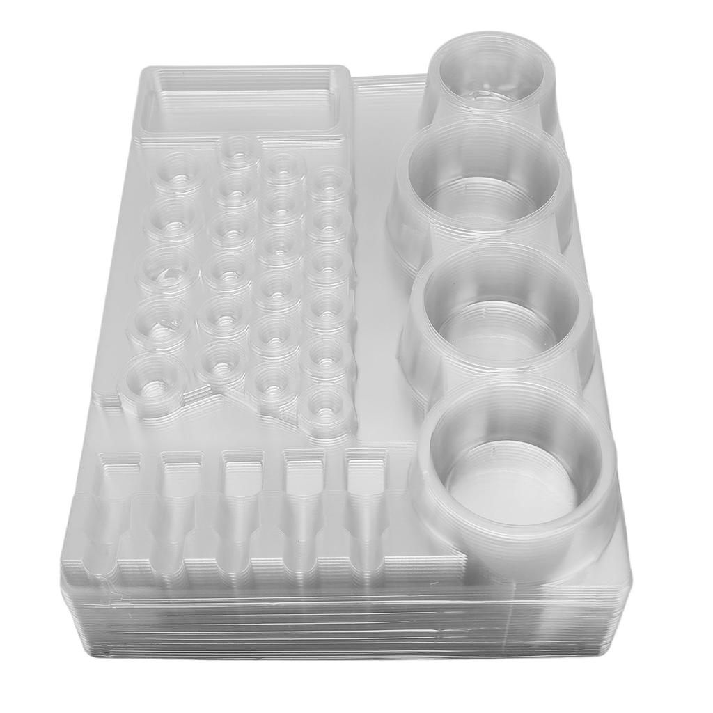 24pcs TAttoo Pigment Tray Disposable Professional Tattoo Cartridge Needle Stand Accessory