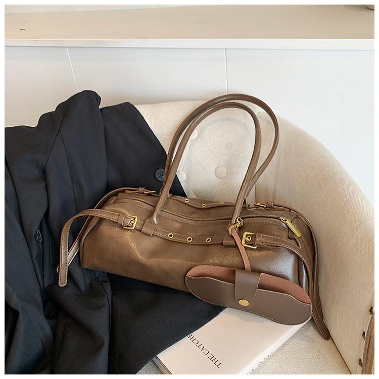 Ielgy French Commuter Premium Texture Underarm Bag Large Capacity One-Shoulder French Handbag