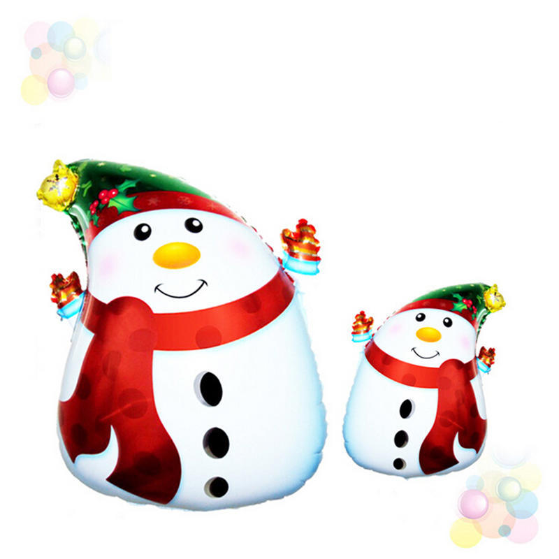1pc Xmas Snowman Aluminum Foil Balloon Christmas Party Decoration Merry Xmas
