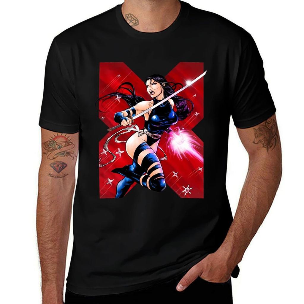 Psylocke T-Shirt Creative Graphic Tee Shirt