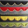Wedding Stage Background Valance: Thickened Milk Silk Drapes for Stair Rails and Jewelry Store Decorations.