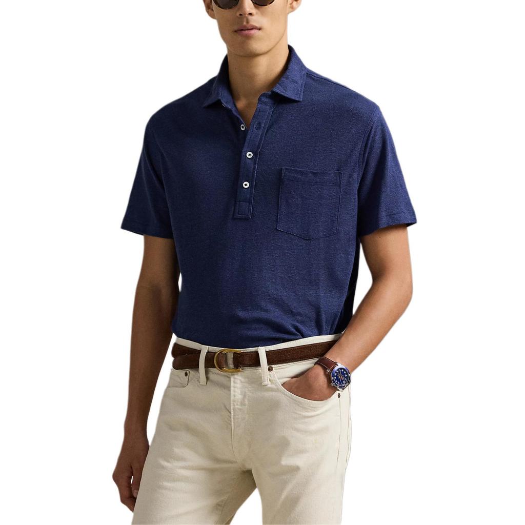 Polo Ralph Lauren Straight Pocket Short Sleeve Polo Shirt Standard Edition Men tops 710B13500-002