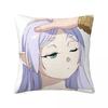 Sousou No Frieren Himmel Eisen Throw Pillow Cover Polyester Cushions for Sofa Novelty Cushion Covers