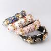 Baroque Pearl Rhinestone Flower Headband: Elegant Party Hair Accessory