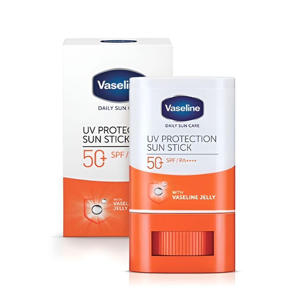 Vaseline UV Protection Sun Stick 15g SPF50+ PA++++ Portable Hydration & Strong Defense