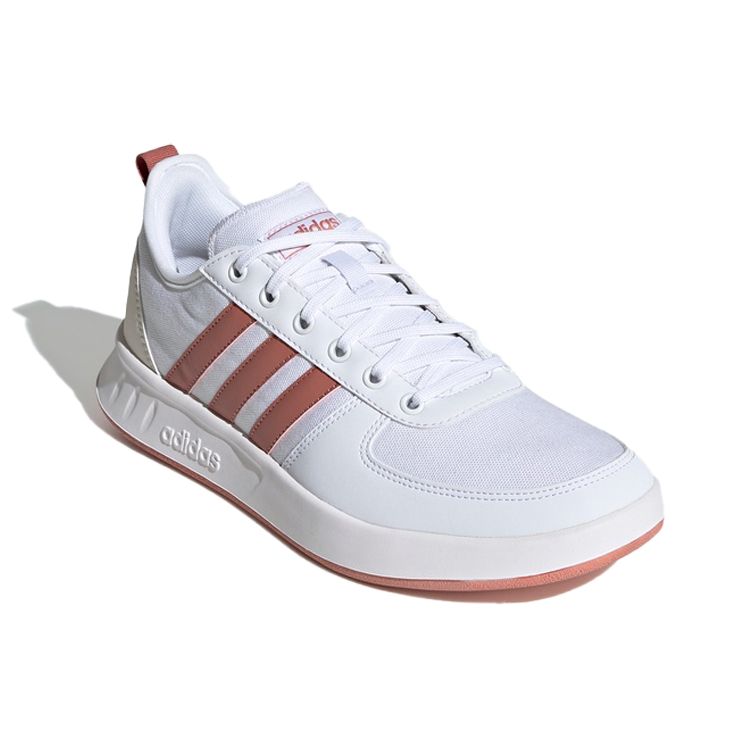 Adidas Court 80s Comfortable Versatile Shock Absorbing Low Top Tennis Shoes Women Sneakers White EE9840