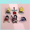Cartoon Character Themed Metal Brooch Featuring Lemon Prince Design And Colorful Enamel Finish