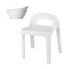 Official Iwatani Material RETTO A-Line Chair, Bathtub Set A, Approx. W40 X D35.5 X H47cm, Bath Chair, Bath Stool, High, Comfortable