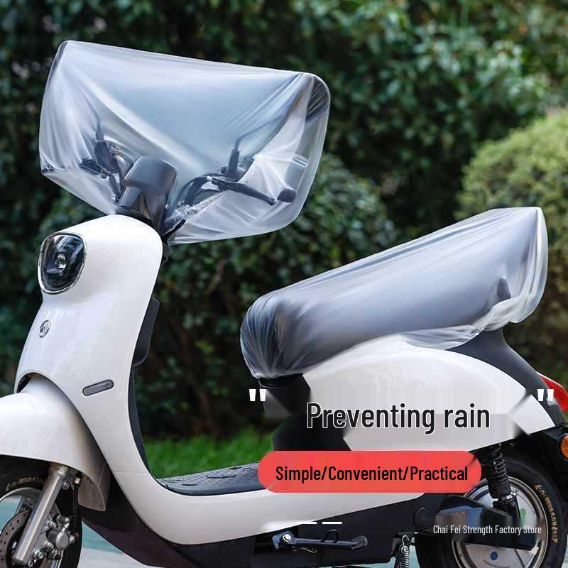 Universal Waterproof Dustproof Disposable Seat Cover for Electric Vehicles and Motorcycles
