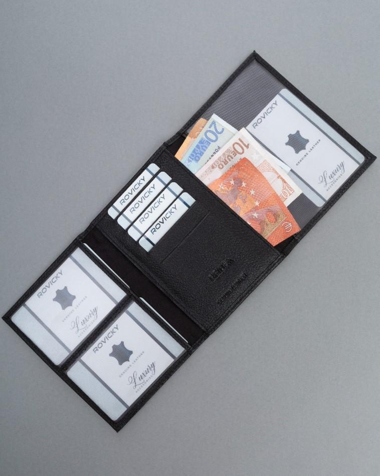 Leather Document Case On Blister PAL50-PDM-BL Blac