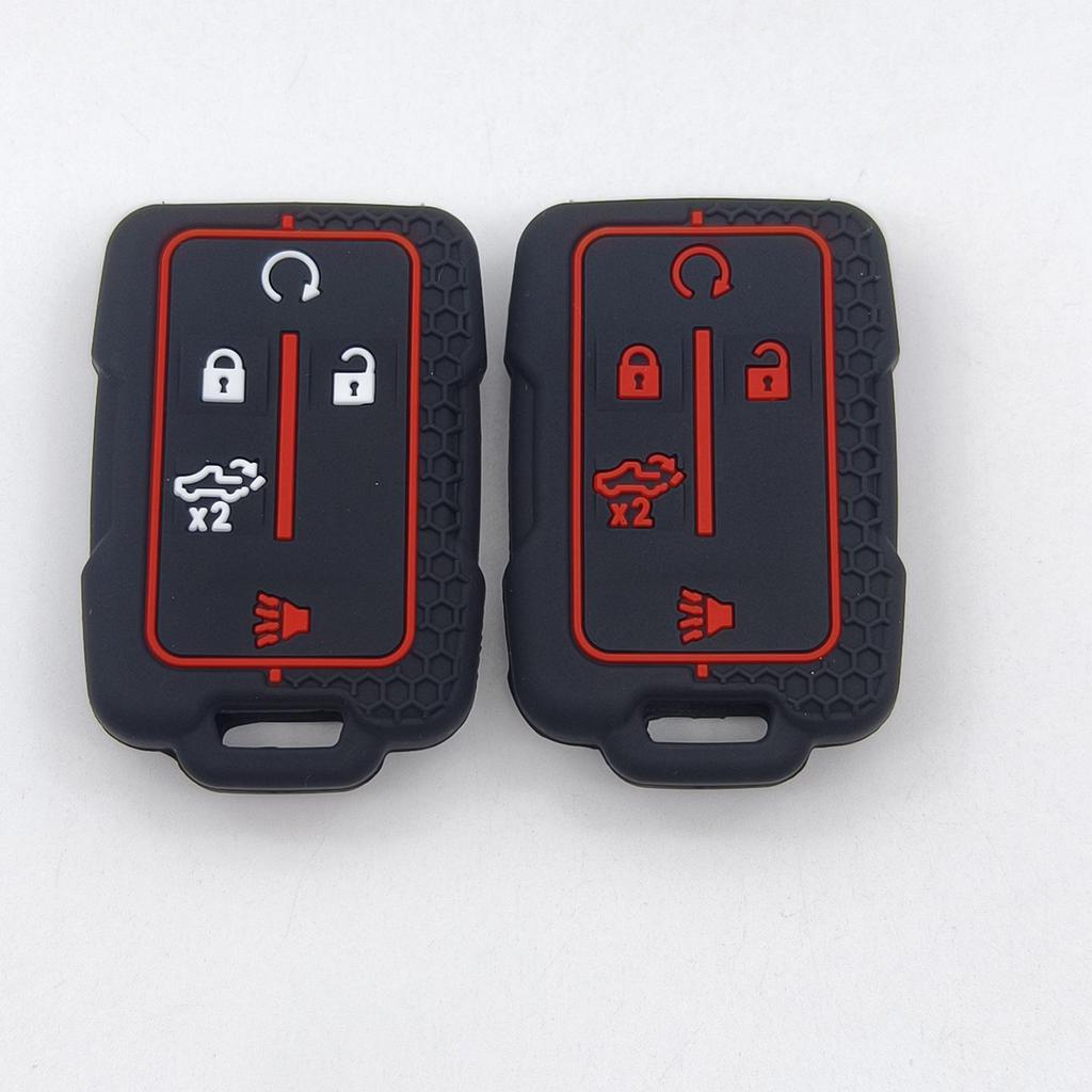 Silikonhülle für Chevy/GMC 4+1 Tasten Smart Key