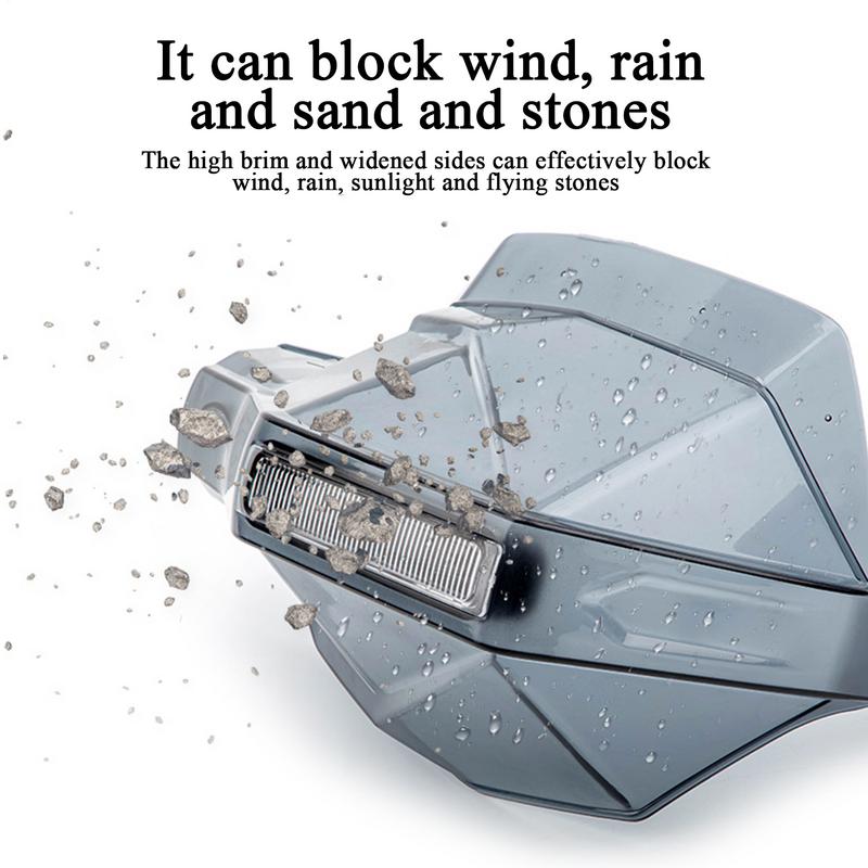 Universal Motorcycle Hand Guard Handguard Shield Windproof Handlebar Protector For ATV Street Riding All-Weather