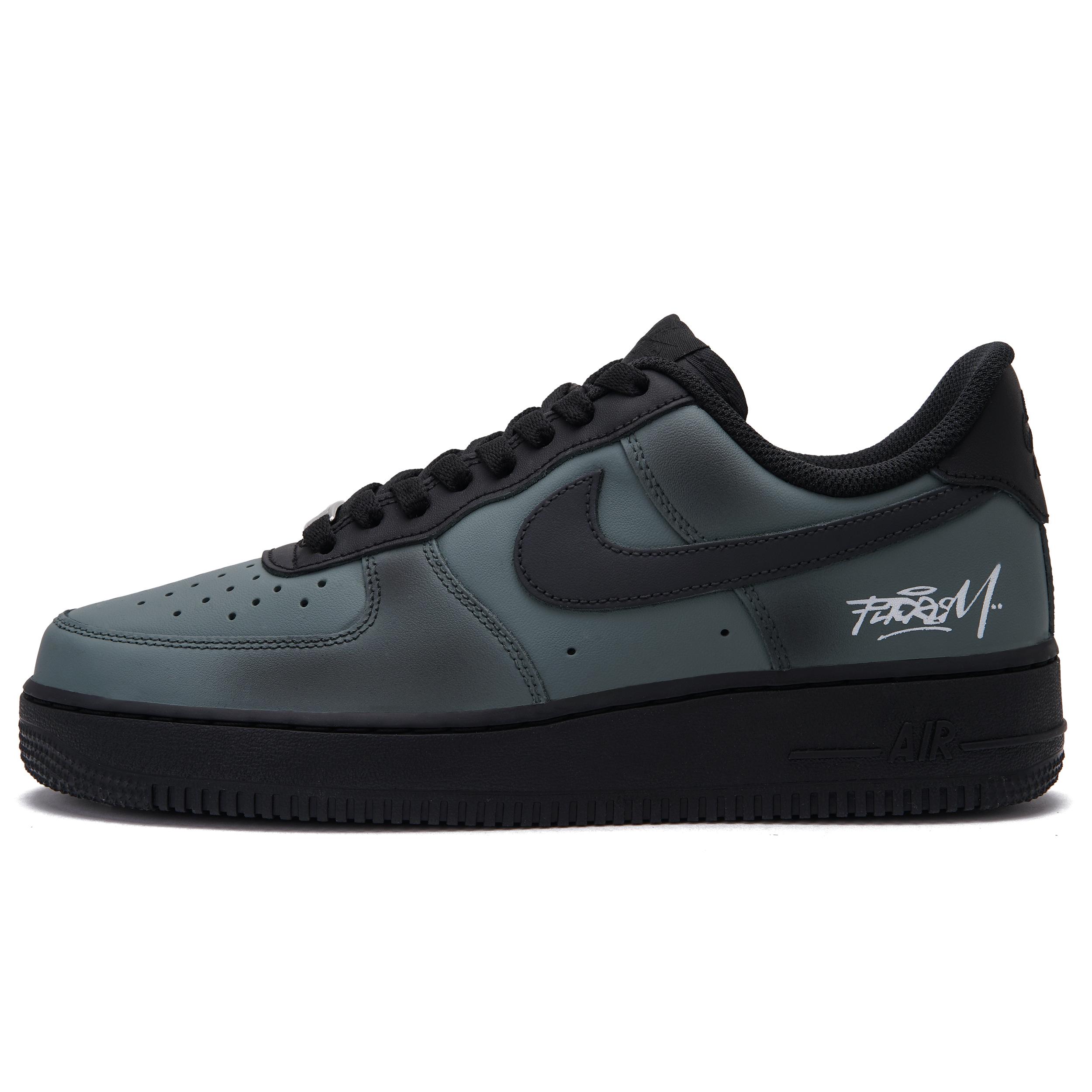 

Nike Air Force 1 Pluto Abrasion Resistant Low top Skateboard Shoes Unisex Black CW2288-001(Team1102-) 40