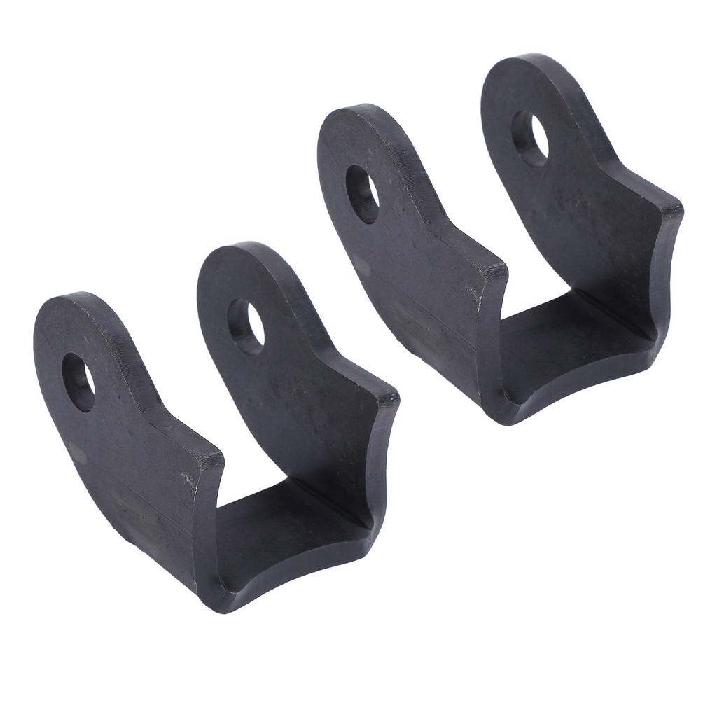 1 Pair Weld On Shock Bracket Steel Enhanced Performance Curved Car Axle Shock Mount for Off Road Trailer Sedan