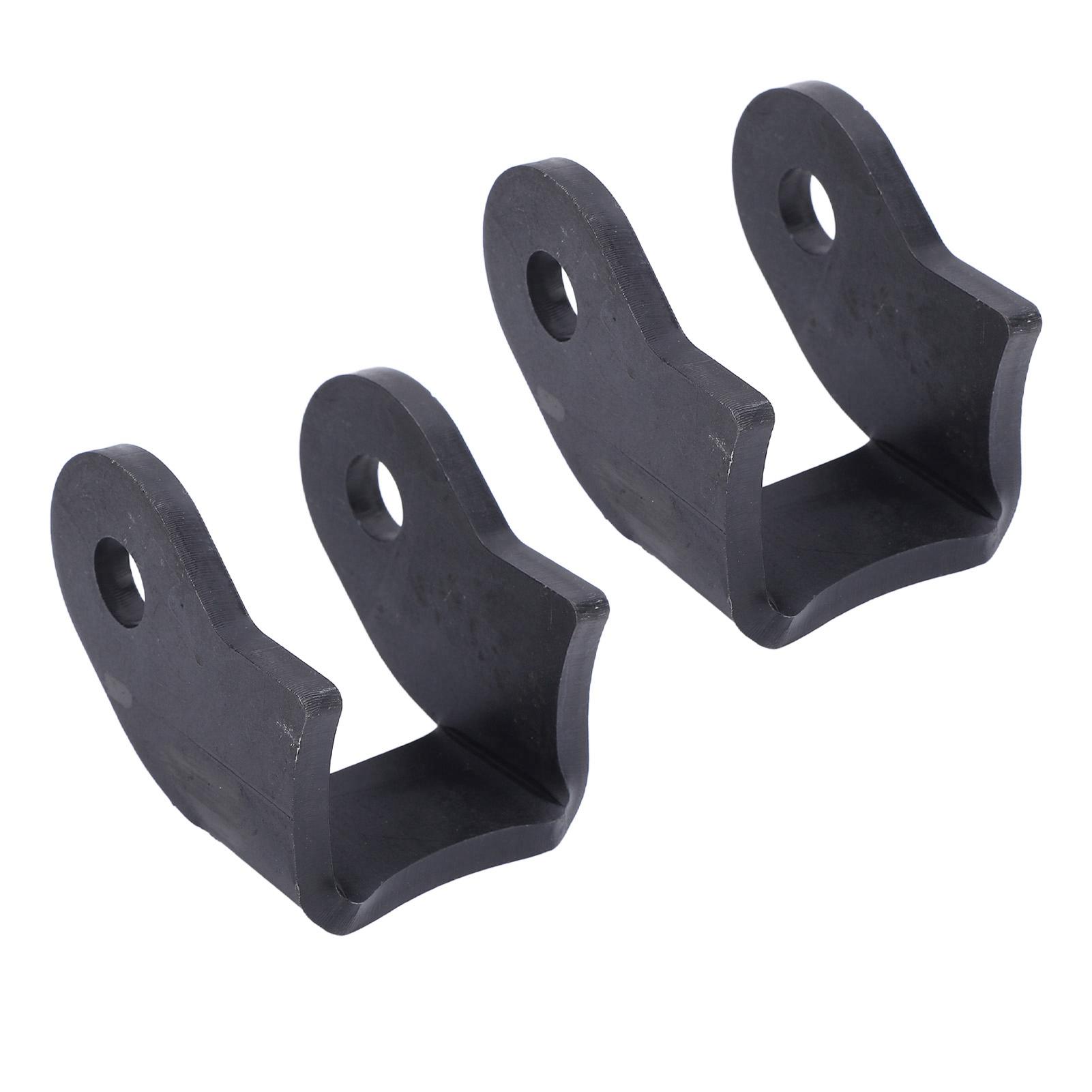 

1 пара приварных кронштейнов амортизатора стальных повышенной прочности изогнутых креплений амортизатора оси автомобиля для внедорожного прицепа седана