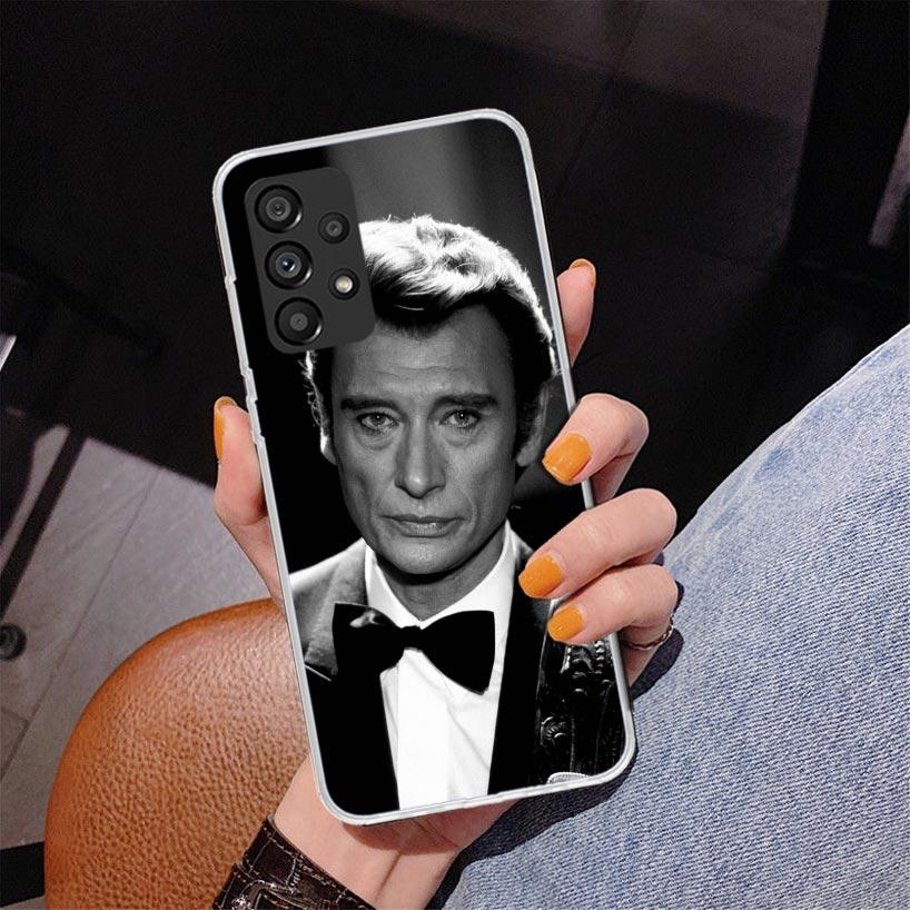 Johnny Hallyday Music Phone Case For Samsung Galaxy A17 A16 A15 A14 A13 A57 A56 A55 A54 A53 A37 A36 A35 A34 A33 A26 A25 A24 A23