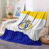 Royal Union Saint-Gilloise Flanelldecke mit Aufdruck, Hohe Qualität, Bequem für alle Jahreszeiten, Heimdekoration, Wärme und Komfort