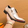 Men's Business Leather Shoes Foreign Trade New Pointed Leather Shoes Fashion Men's Trend Glossy Pointed Leather Shoes